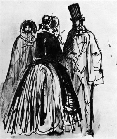 Conversa, século XIX, 1930. de Constantin Guys
