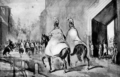 Cuirassiers, século XIX, 1930 de Constantin Guys