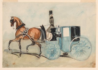 O Brougham Azul de Constantin Guys