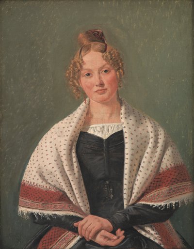 Retrato de Hanne Wanscher, née Wegener de Constantin Hansen