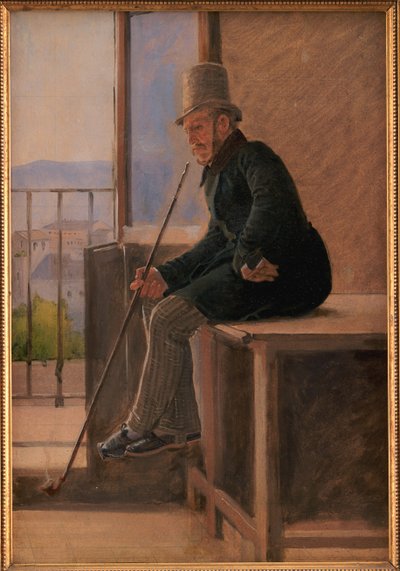 O Pintor Jørgen Sonne de Constantin Hansen