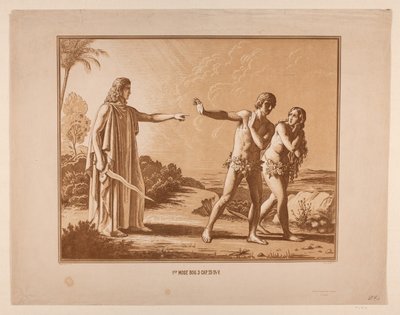A expulsão do paraíso de Constantin Hansen