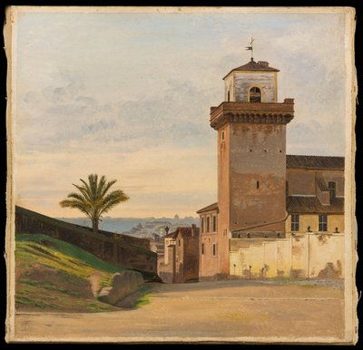 Vista da Praça de São Pedro em Vincoli de Constantin Hansen