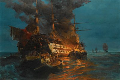 Guerra Grega da Independência (ou Revolução Grega) de Constantin Volanakis