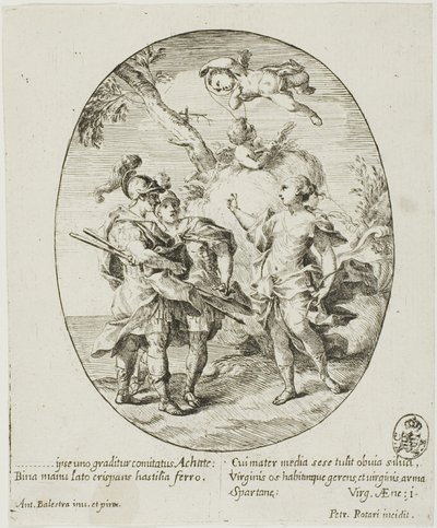 Eneias, Vénus e Aquates de Conte Pietro Antonio Rotari