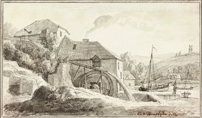 Ford Mill (tinta e aquarela sobre papel) de Copplestone Warre Bamfylde