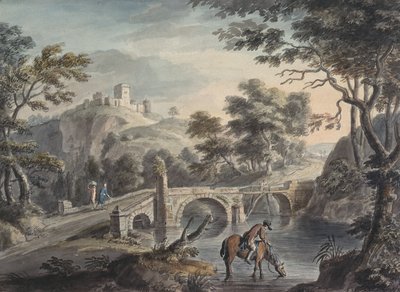 Paisagem com ponte de Copplestone Warre Bamfylde