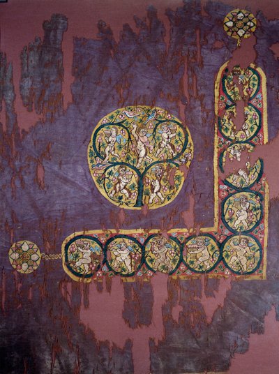 Coptic Art: Hanging with Harvest Love (4o século DC), Paris, Musee Du Louvre de Coptic Coptic