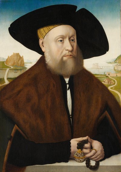 Henrique do Reno ao Mohren 1477-1536, final da década de 1520. de Copy after Conrad Faber von Creuznach.