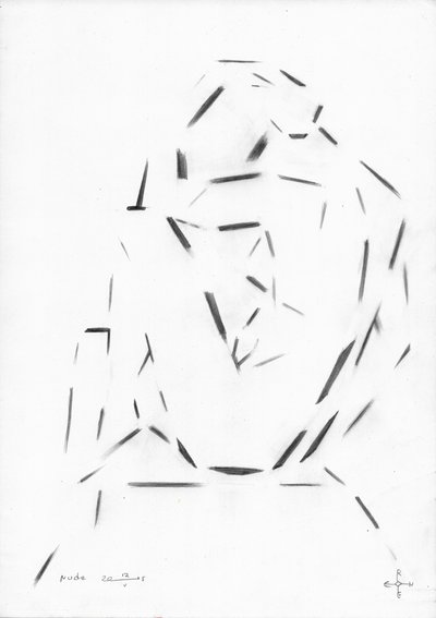 Estudo de figuras abstratas de Corné Akkers