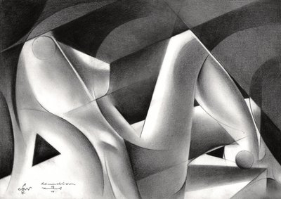 Forma abstrata elegante de Corné Akkers