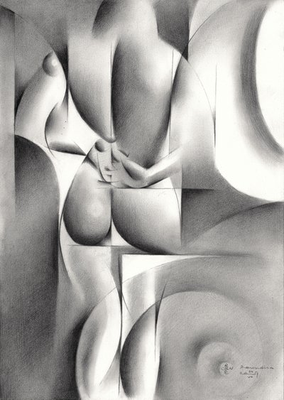Nude Geométrico Elegante de Corné Akkers
