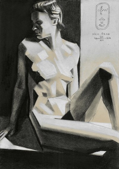Nude Geométrico Elegante de Corné Akkers