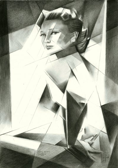 Retrato de uma Mulher com Facetas de Corné Akkers