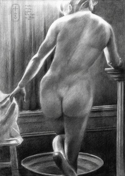 Estudo de nu, inspirado em Breitner - 23-12-25 de Corné Akkers
