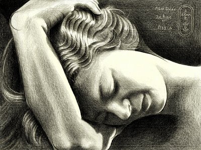 Mulher a dormir tranquilamente de Corné Akkers