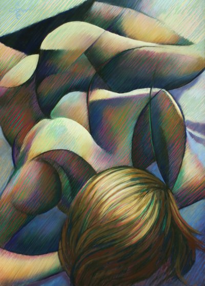 Figura abstrata serena de Corné Akkers