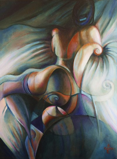 Abraço Suave e Abstrato de Corné Akkers