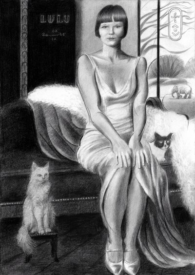 Glamour vintage com gatos de Corné Akkers