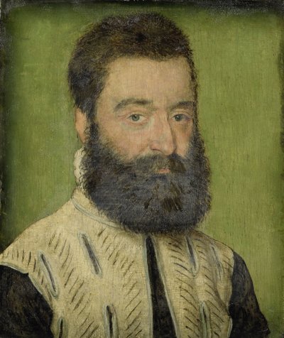 Retrato de Barthélemy Aneau, Chefe do Collège de la Trinité em Lyon de Corneille de la Haye named