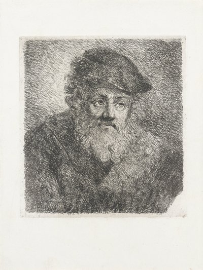 Velho com barba e chapéu de Cornelia Scheffer Lamme
