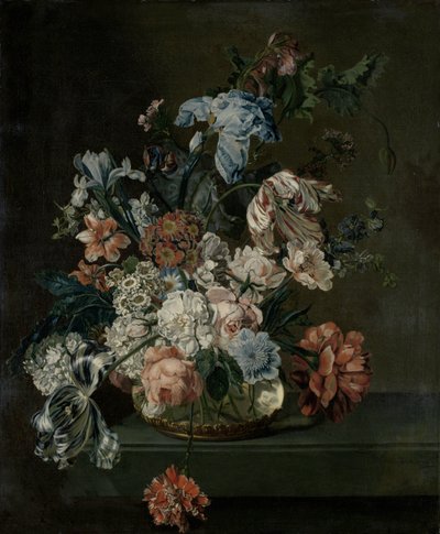 Natureza Morta com Flores de Cornelia van der Mijn (signed by artist)