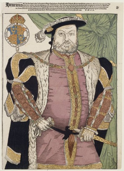 Retrato de Henrique VIII de Inglaterra de Cornelis Anthonisz. (manner of)