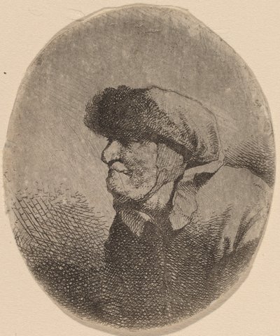 Busto de uma velha de Cornelis Pietersz Bega