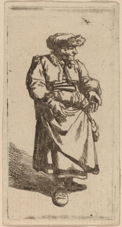 Velha em pé de Cornelis Pietersz Bega