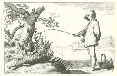 De jonge visser
Cenas Vier pastorale (título da série) de Cornelis Bloemaert (II) (possibly)