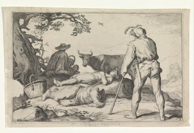 Veehoeders
Vier pastorale scènes (título da série)
Otia delectant (título da série) de Cornelis Bloemaert (II) (possibly)