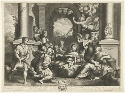 Adoração dos pastores de Cornelis Bloemaert (II)