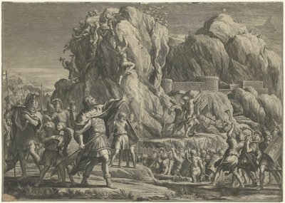 Alexandre o Grande toma a cidade de Petra de Cornelis Bloemaert (II)