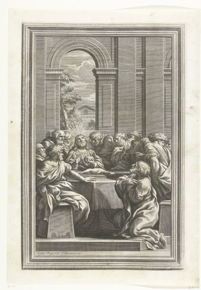 Última Ceia de Cornelis Bloemaert (II)