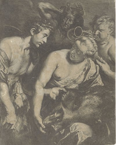 Meleager e Atalanta de Cornelis Bloemaert (II)