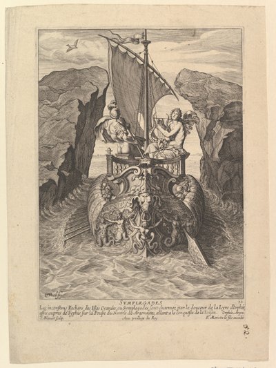 Symplegades, século XVII. de Cornelis Bloemaert