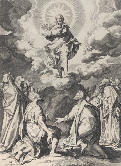 A Ascensão, c. 1593. de Cornelis Bloemaert