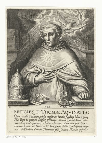 São Tomás de Aquino
A vida de São Tomás de Aquino (título da série) de Cornelis Boel