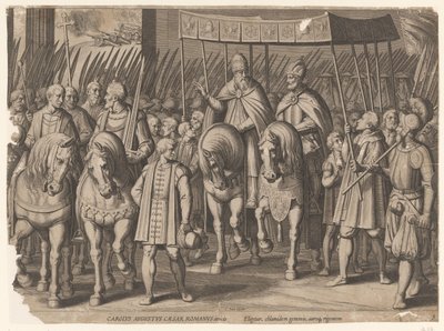 Coroação Imperial de Carlos V em Bolonha, 1530
Triunfos de Carlos V (título da série) de Cornelis Boel