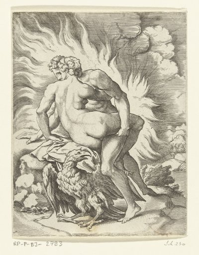 Júpiter e Aegina
As aventuras amorosas de Júpiter (título da série) de Cornelis Bos