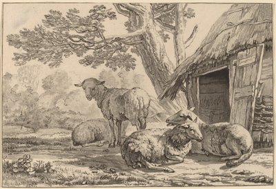 Sheepcote, 1781, publicado em 1787. de Cornelis Brouwer