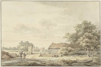 paisagem com fazendas de Cornelis Buys