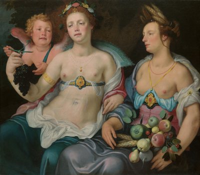 Vénus, Cupido e Ceres de Cornelis Cornelisz.