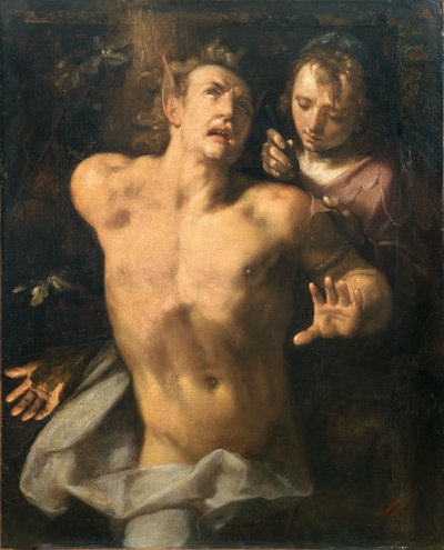 A esfola de Marsyas. de Cornelis Cornelisz. Haarlem van