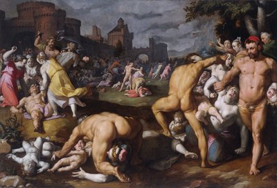 O Massacre dos Inocentes, 1590 de Cornelis Cornelisz. Haarlem van
