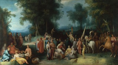 A Pregação de São João Batista, 1602 de Cornelis Cornelisz. Haarlem van