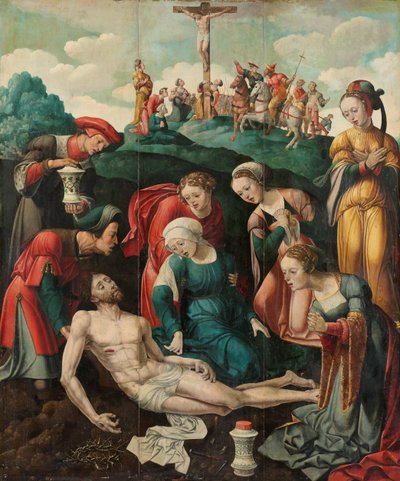 A Lamentação de Cristo de Cornelis Cornelisz II Buys (attributed to)