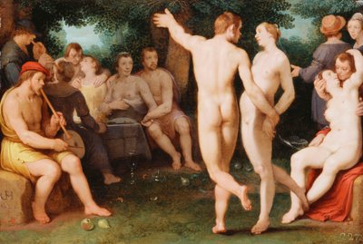 Uma alegoria da temperança, 1625 de Cornelis Cornelisz. van Haarlem
