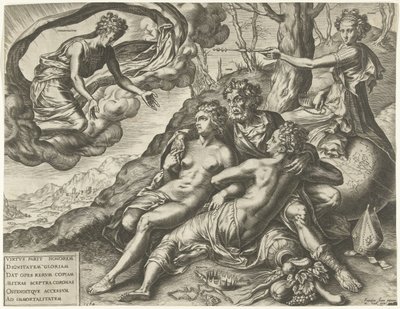 Alegoria da Imortalidade das Virtudes de Cornelis Cort