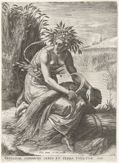Ceres
Deusas e ninfas (título da série) de Cornelis Cort